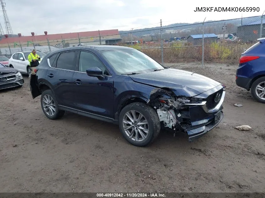 2019 Mazda Cx-5 Grand Touring VIN: JM3KFADM4K0665990 Lot: 40912042