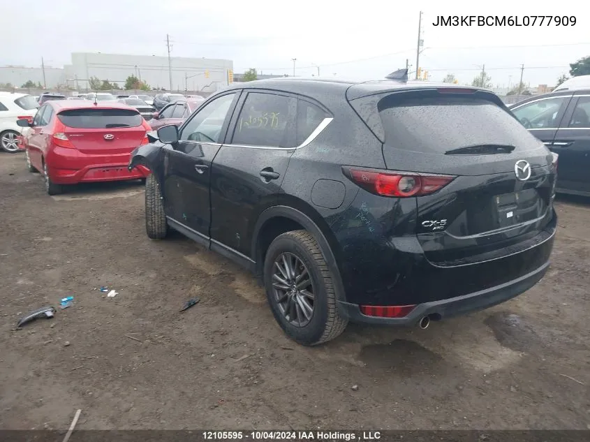 2020 Mazda Cx-5 VIN: JM3KFBCM6L0777909 Lot: 12105595