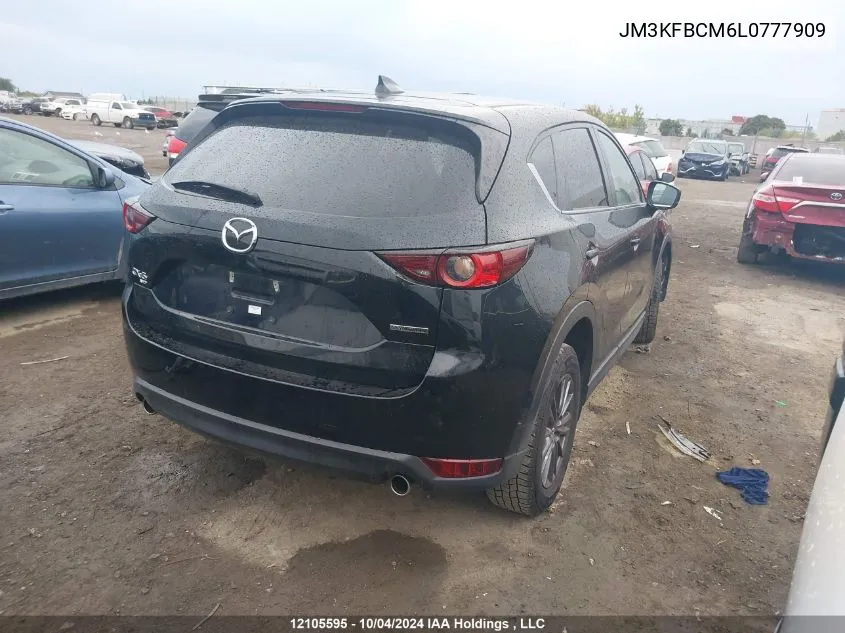 2020 Mazda Cx-5 VIN: JM3KFBCM6L0777909 Lot: 12105595