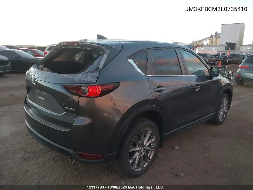 2020 Mazda Cx-5 Touring VIN: JM3KFBCM3L0735410 Lot: 12117793