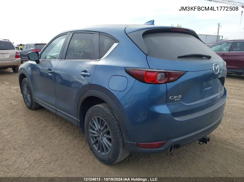 2020 Mazda Cx-5 VIN: JM3KFBCM4L1772508 Lot: 12124813