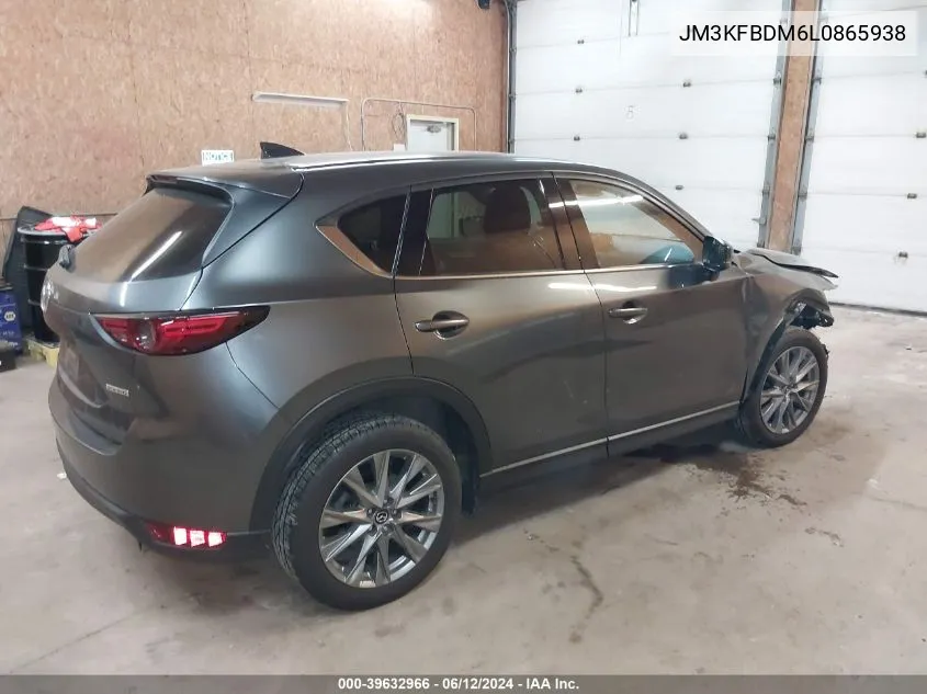 2020 Mazda Cx-5 Grand Touring VIN: JM3KFBDM6L0865938 Lot: 39632966