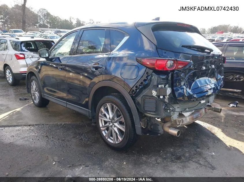 JM3KFADMXL0742430 2020 Mazda Cx-5 Grand Touring