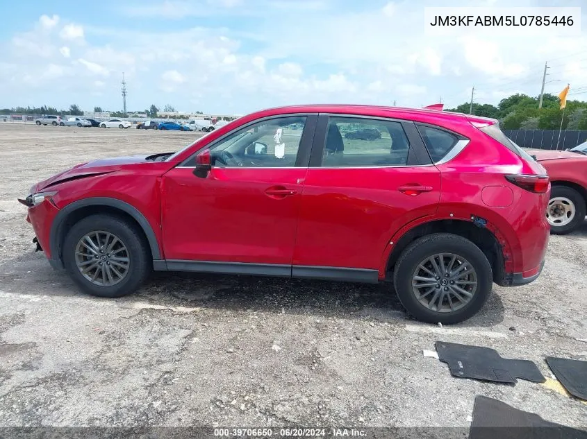 2020 Mazda Cx-5 Sport VIN: JM3KFABM5L0785446 Lot: 39706650