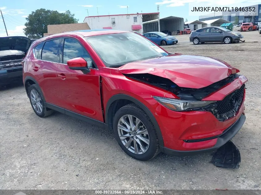 2020 Mazda Cx-5 Grand Touring VIN: JM3KFADM7L1846352 Lot: 39732564