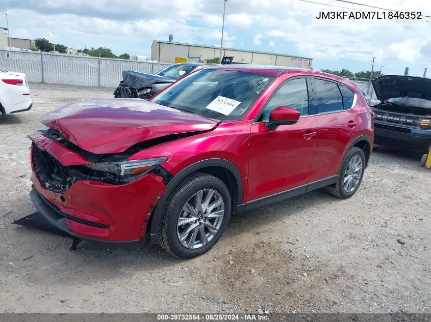 2020 Mazda Cx-5 Grand Touring VIN: JM3KFADM7L1846352 Lot: 39732564