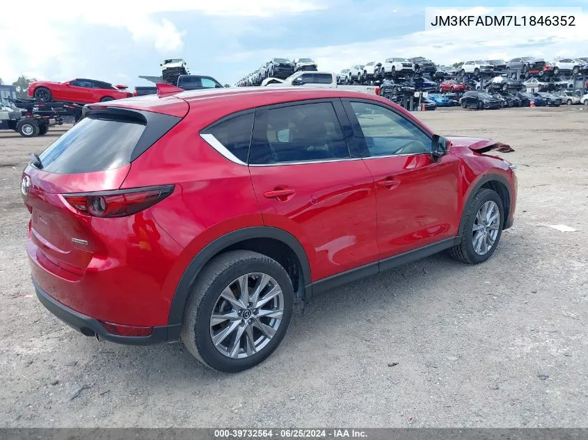 2020 Mazda Cx-5 Grand Touring VIN: JM3KFADM7L1846352 Lot: 39732564