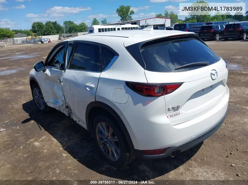 2020 Mazda Cx-5 Grand Touring VIN: JM3KFBDM4L1783989 Lot: 39758311