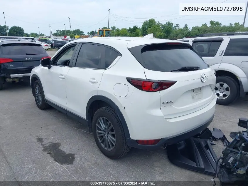 2020 Mazda Cx-5 Touring VIN: JM3KFACM5L0727898 Lot: 39776875