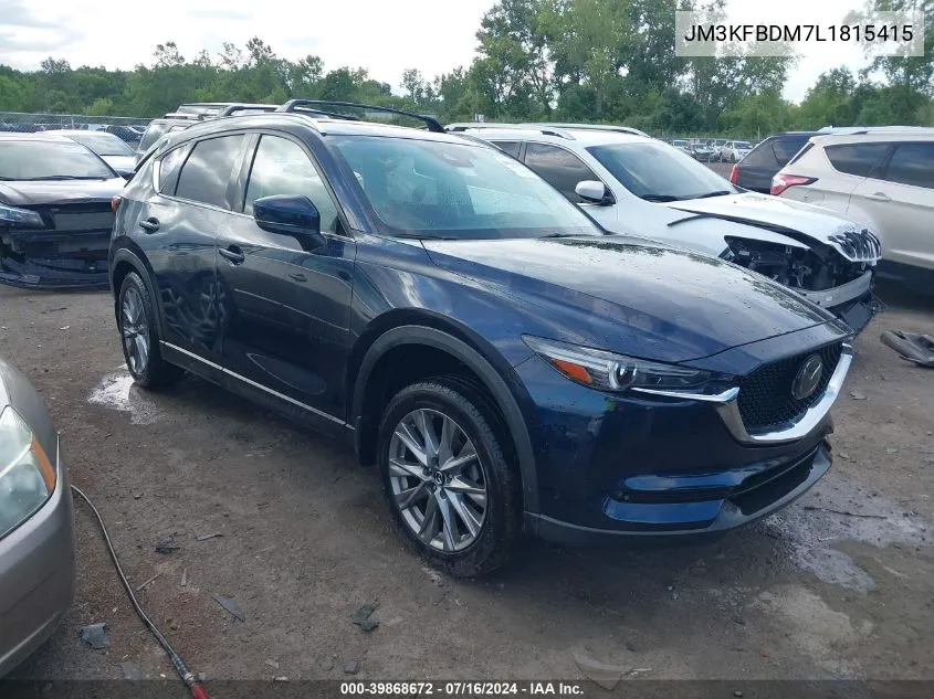 2020 Mazda Cx-5 Grand Touring VIN: JM3KFBDM7L1815415 Lot: 39868672