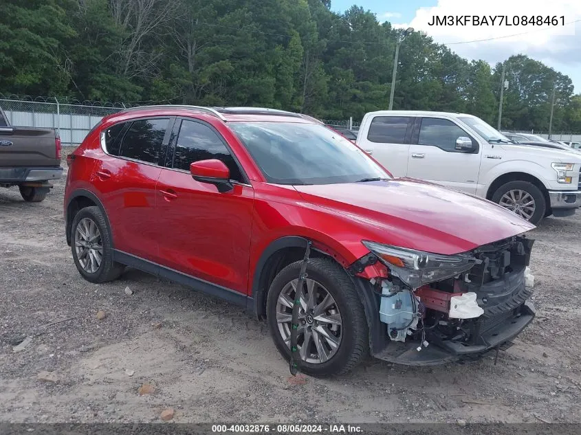 2020 Mazda Cx-5 Grand Touring Reserve VIN: JM3KFBAY7L0848461 Lot: 40032876