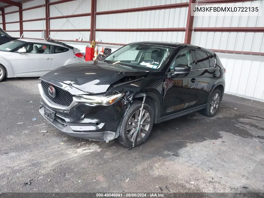 2020 Mazda Cx-5 Grand Touring VIN: JM3KFBDMXL0722135 Lot: 40046041