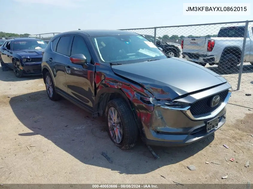 2020 Mazda Cx-5 Grand Touring Reserve VIN: JM3KFBAYXL0862015 Lot: 40053686