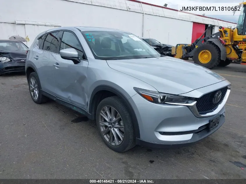 2020 Mazda Cx-5 Grand Touring VIN: JM3KFBDM7L1810652 Lot: 40145421