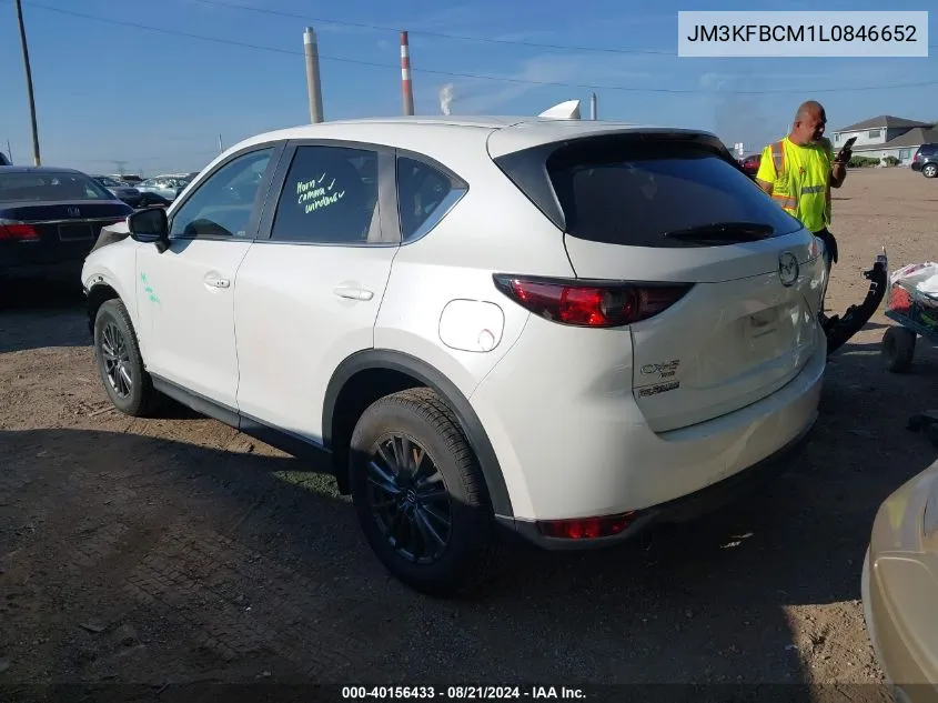 2020 Mazda Cx-5 Touring VIN: JM3KFBCM1L0846652 Lot: 40156433