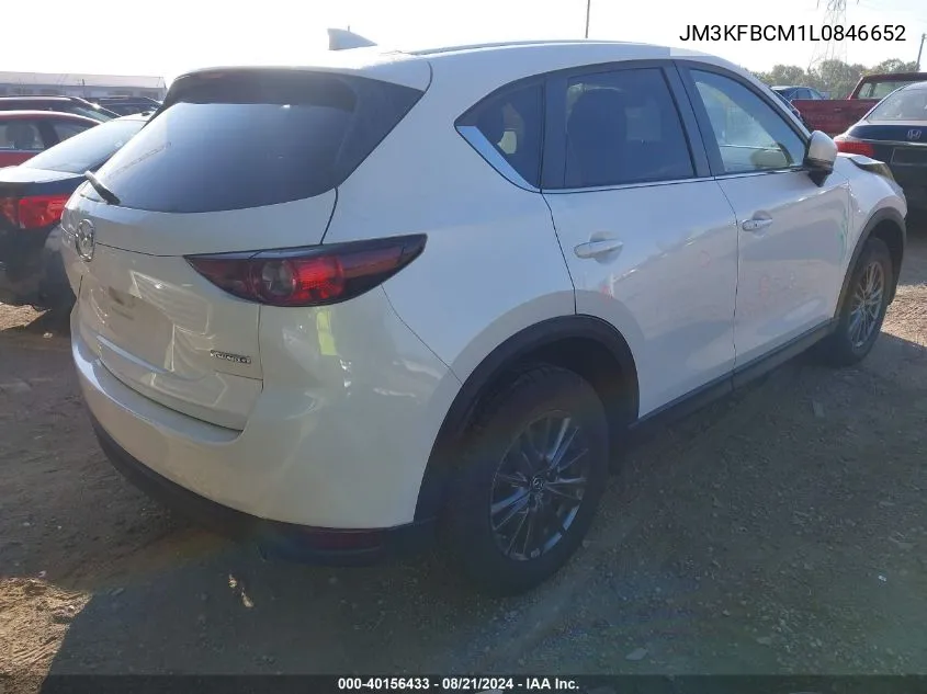 2020 Mazda Cx-5 Touring VIN: JM3KFBCM1L0846652 Lot: 40156433