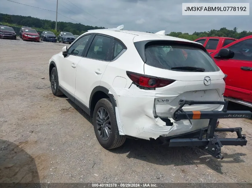 JM3KFABM9L0778192 2020 Mazda Cx-5 Sport