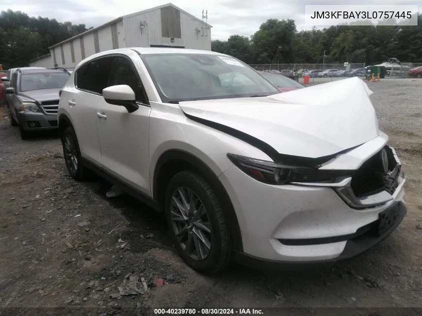 2020 Mazda Cx-5 Grand Touring Reserve VIN: JM3KFBAY3L0757445 Lot: 40239780