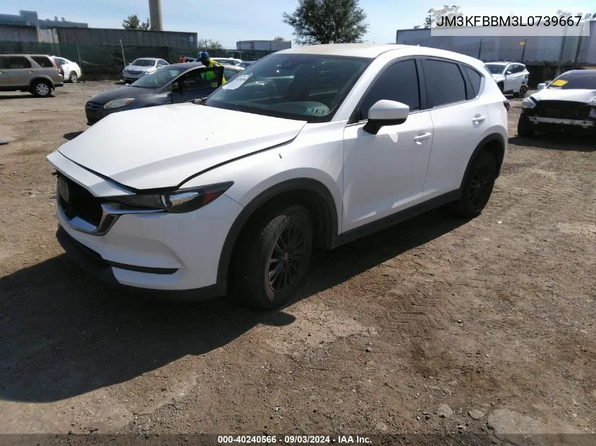 2020 Mazda Cx-5 Sport VIN: JM3KFBBM3L0739667 Lot: 40240566