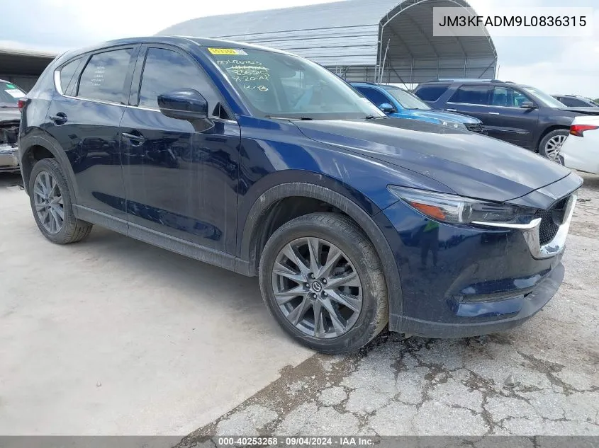 2020 Mazda Cx-5 Grand Touring VIN: JM3KFADM9L0836315 Lot: 40253258