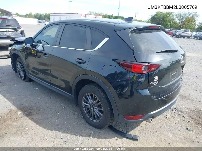 2020 Mazda Cx-5 Sport VIN: JM3KFBBM2L0805769 Lot: 40256084