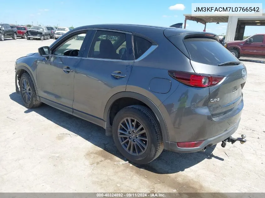 2020 Mazda Cx-5 Touring VIN: JM3KFACM7L0766542 Lot: 40324892