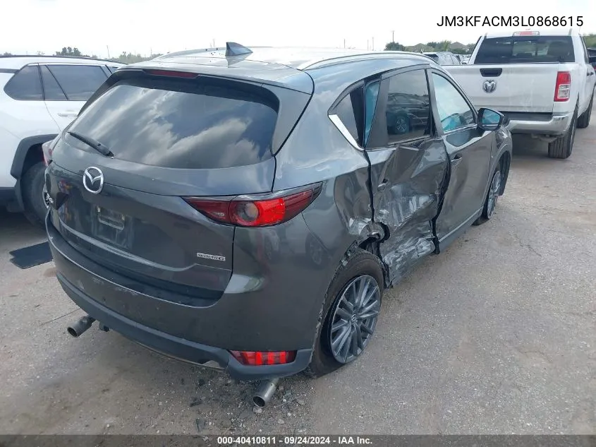 2020 Mazda Cx-5 Touring VIN: JM3KFACM3L0868615 Lot: 40410811