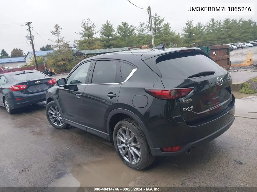 2020 Mazda Cx-5 Grand Touring VIN: JM3KFBDM7L1865246 Lot: 40414746