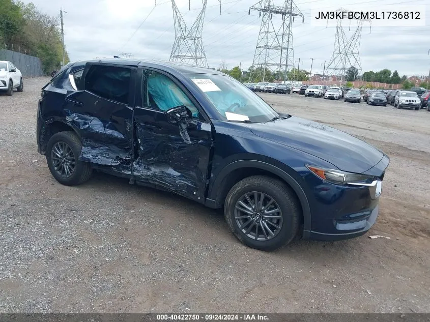 2020 Mazda Cx-5 Touring VIN: JM3KFBCM3L1736812 Lot: 40422750