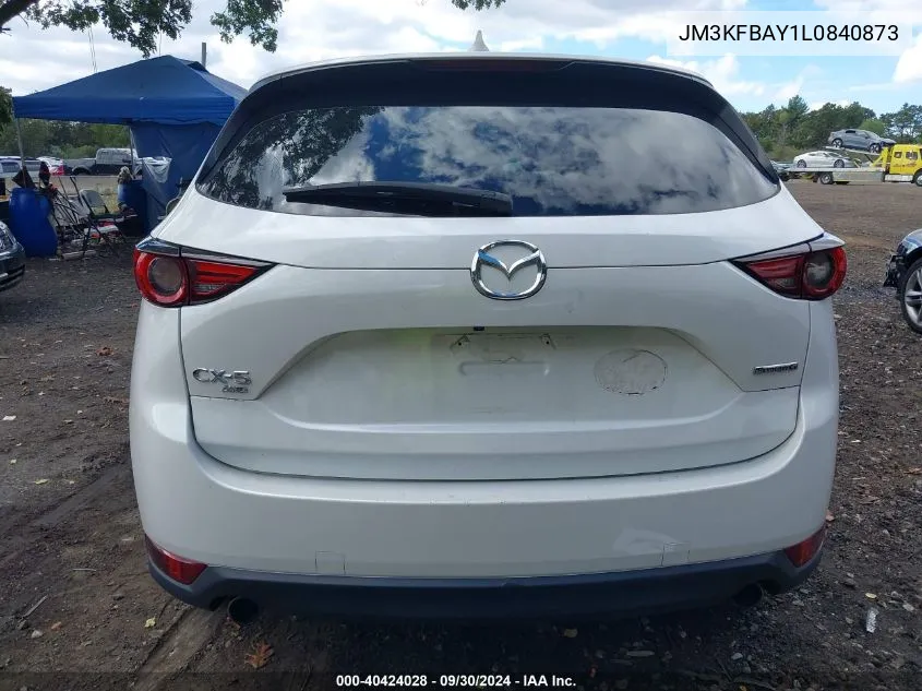 2020 Mazda Cx-5 Grand Touring Reserve VIN: JM3KFBAY1L0840873 Lot: 40424028