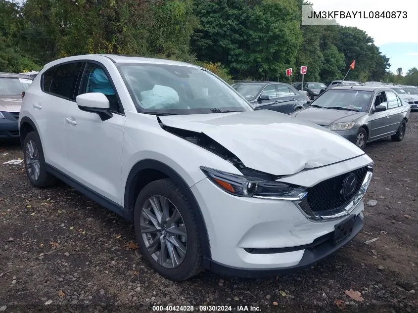 2020 Mazda Cx-5 Grand Touring Reserve VIN: JM3KFBAY1L0840873 Lot: 40424028