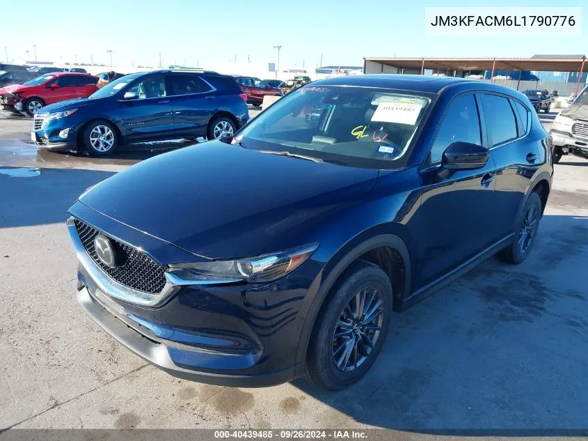 2020 Mazda Cx-5 Touring VIN: JM3KFACM6L1790776 Lot: 40439485