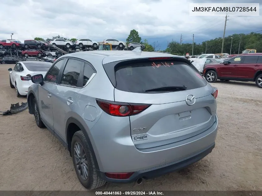 2020 Mazda Cx-5 Touring VIN: JM3KFACM8L0728544 Lot: 40441863