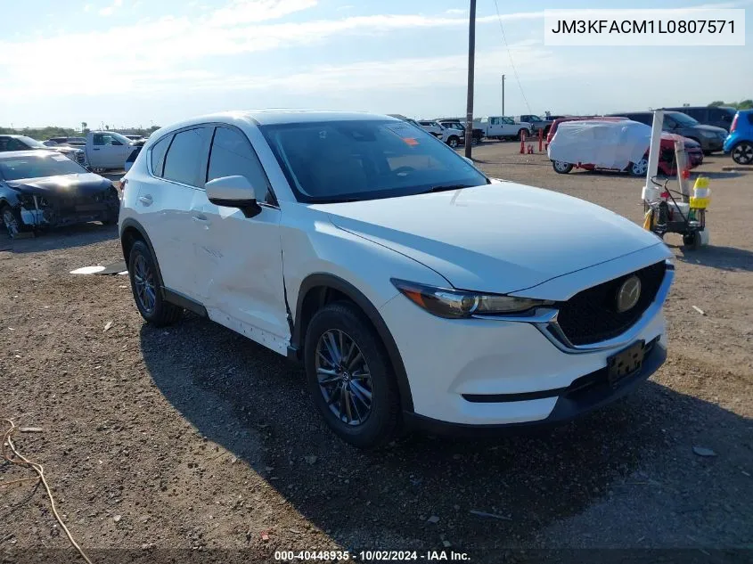 2020 Mazda Cx-5 Touring VIN: JM3KFACM1L0807571 Lot: 40448935