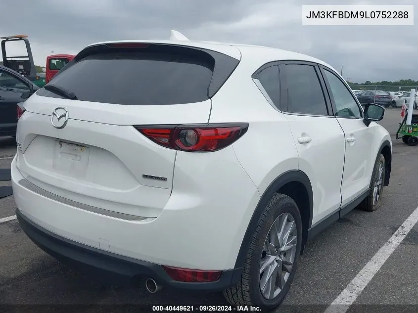 2020 Mazda Cx-5 Grand Touring VIN: JM3KFBDM9L0752288 Lot: 40545144