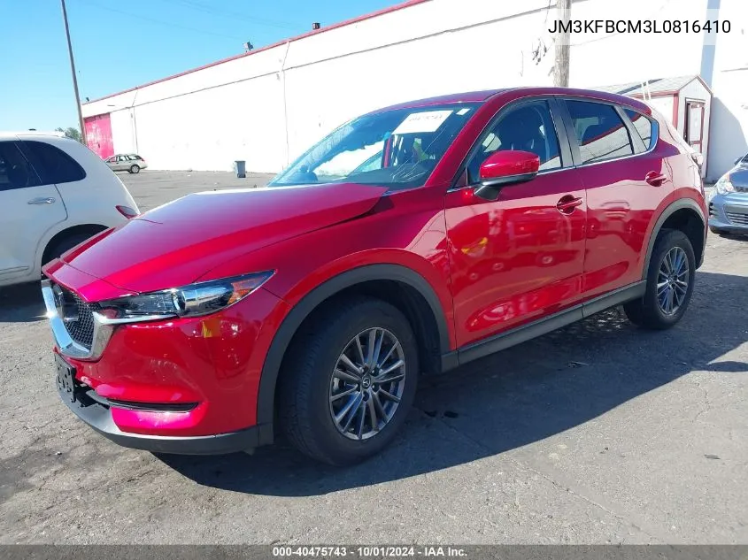 2020 Mazda Cx-5 Touring VIN: JM3KFBCM3L0816410 Lot: 40475743