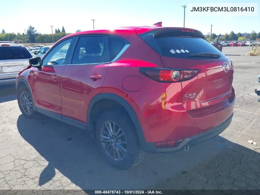 2020 Mazda Cx-5 Touring VIN: JM3KFBCM3L0816410 Lot: 40475743