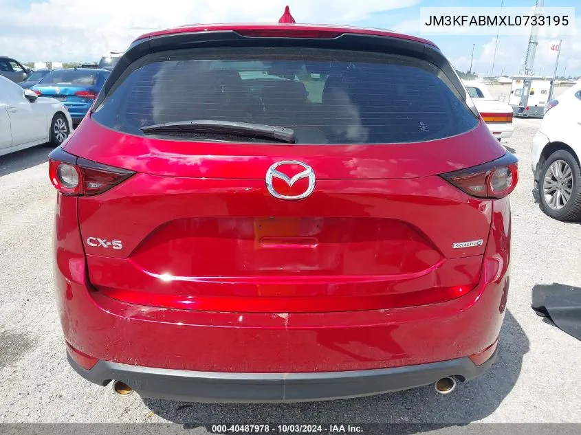 2020 Mazda Cx-5 Sport VIN: JM3KFABMXL0733195 Lot: 40487978