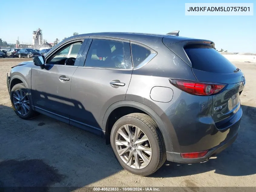 JM3KFADM5L0757501 2020 Mazda Cx-5 Grand Touring