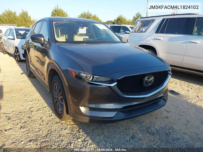 2020 Mazda Cx-5 Touring VIN: JM3KFACM4L1824102 Lot: 40526777