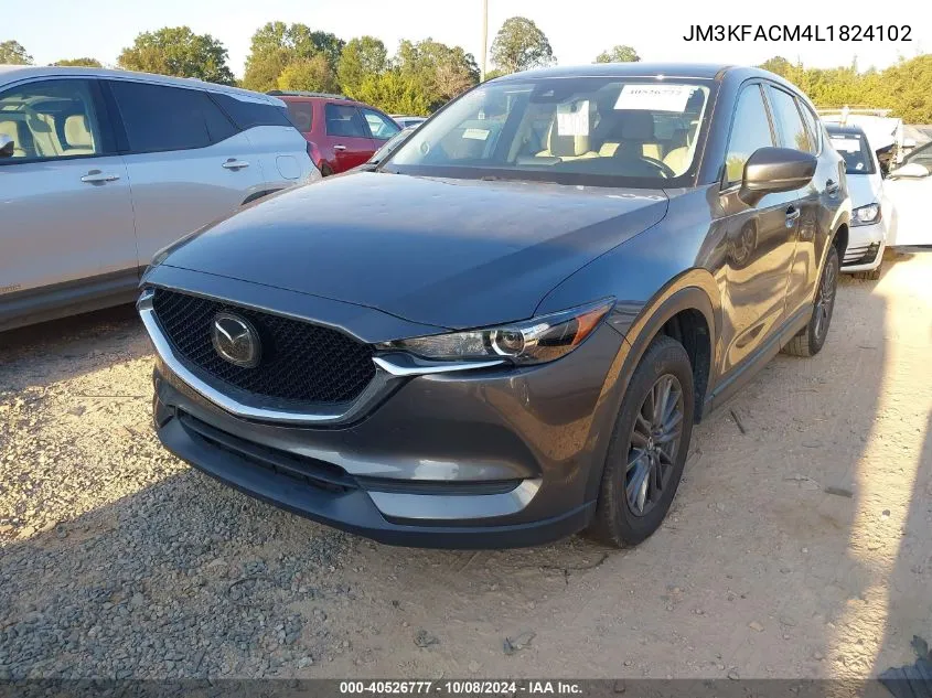 2020 Mazda Cx-5 Touring VIN: JM3KFACM4L1824102 Lot: 40526777