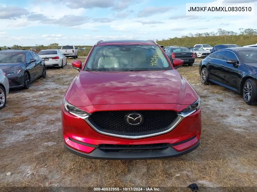 2020 Mazda Cx-5 Grand Touring VIN: JM3KFADMXL0830510 Lot: 40532855