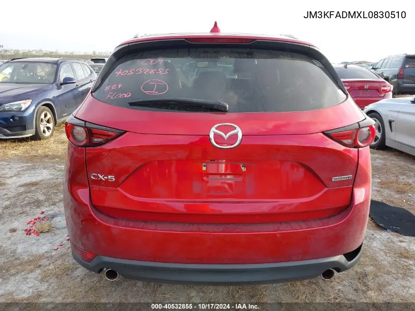 2020 Mazda Cx-5 Grand Touring VIN: JM3KFADMXL0830510 Lot: 40532855