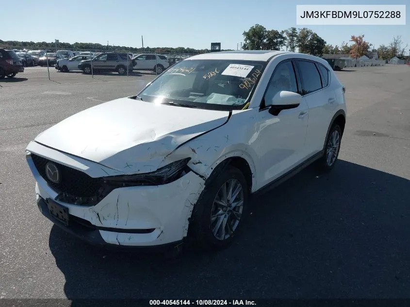 2020 Mazda Cx-5 Grand Touring VIN: JM3KFBDM9L0752288 Lot: 40545144