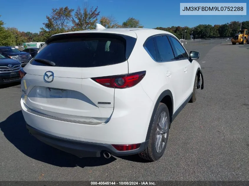 2020 Mazda Cx-5 Grand Touring VIN: JM3KFBDM9L0752288 Lot: 40545144