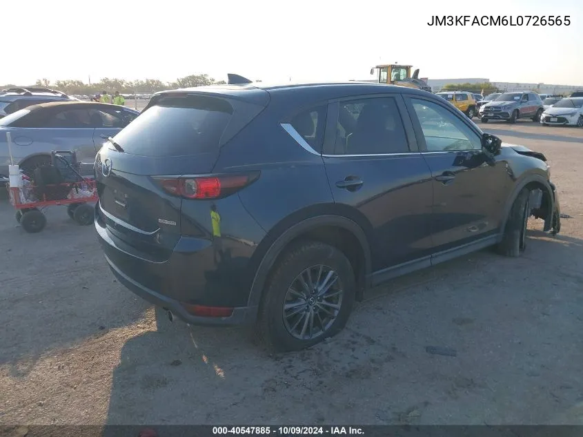 2020 Mazda Cx-5 Touring VIN: JM3KFACM6L0726565 Lot: 40547885