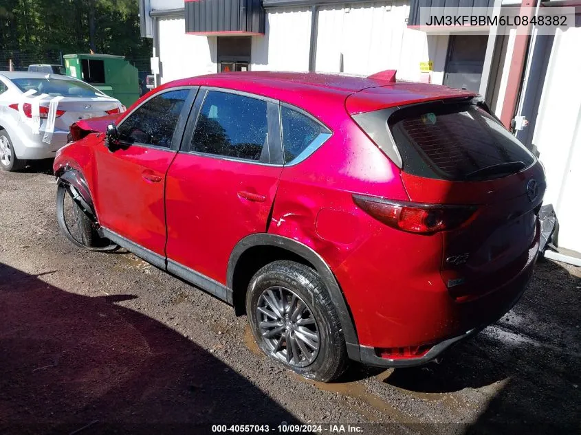 2020 Mazda Cx-5 Sport VIN: JM3KFBBM6L0848382 Lot: 40557043