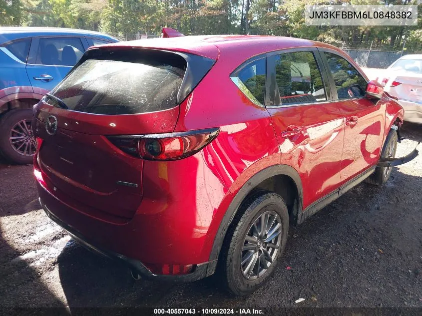 2020 Mazda Cx-5 Sport VIN: JM3KFBBM6L0848382 Lot: 40557043