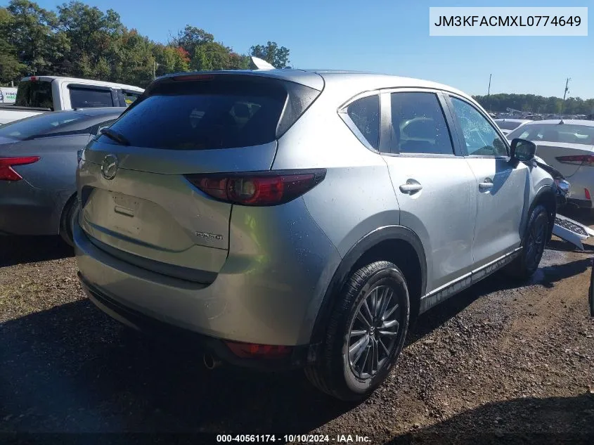 JM3KFACMXL0774649 2020 Mazda Cx-5 Touring