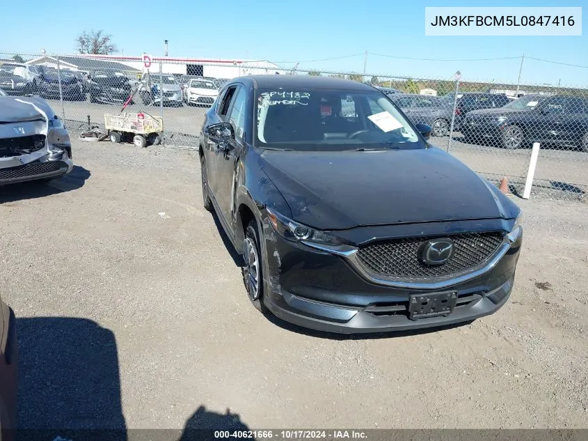 2020 Mazda Cx-5 Touring VIN: JM3KFBCM5L0847416 Lot: 40621666